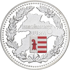 Switzerland, 1 Oz, Delémont, Jura, Cantons Suisses, Bern, Silver, MS(65-70)