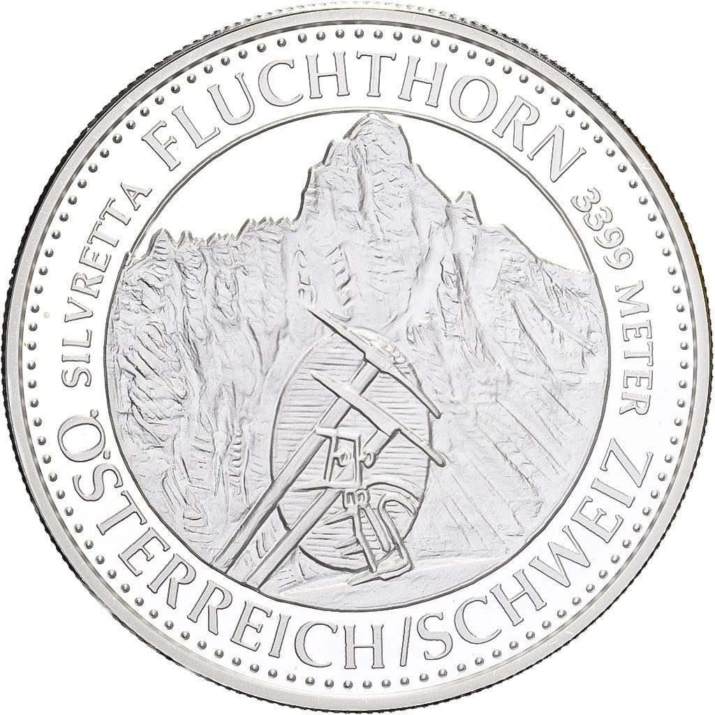 Áustria, medalha, Fluchthorn, Prata, MS(65-70)