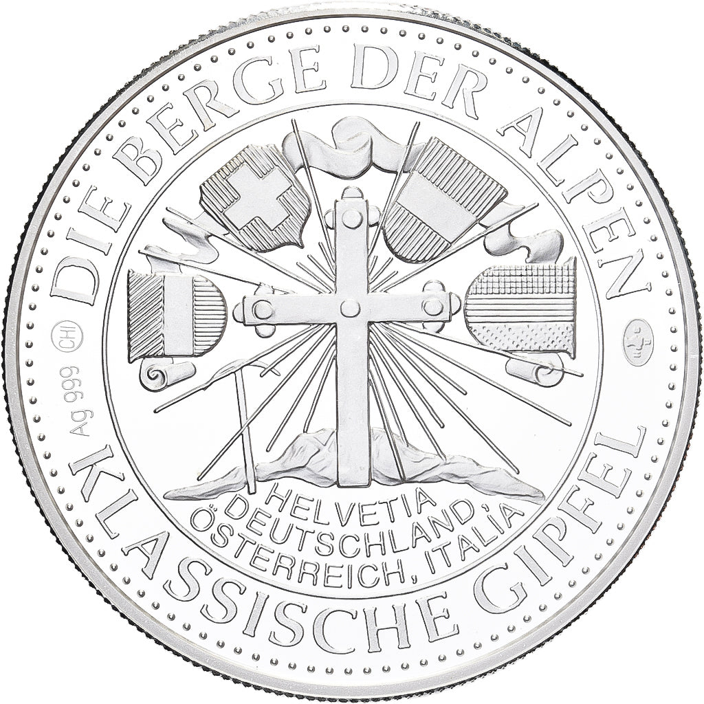 Áustria, medalha, Fluchthorn, Prata, MS(65-70)