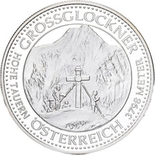 Áustria, 1 Oz, Die Berge der Alpen, Prata, MS(65-70)