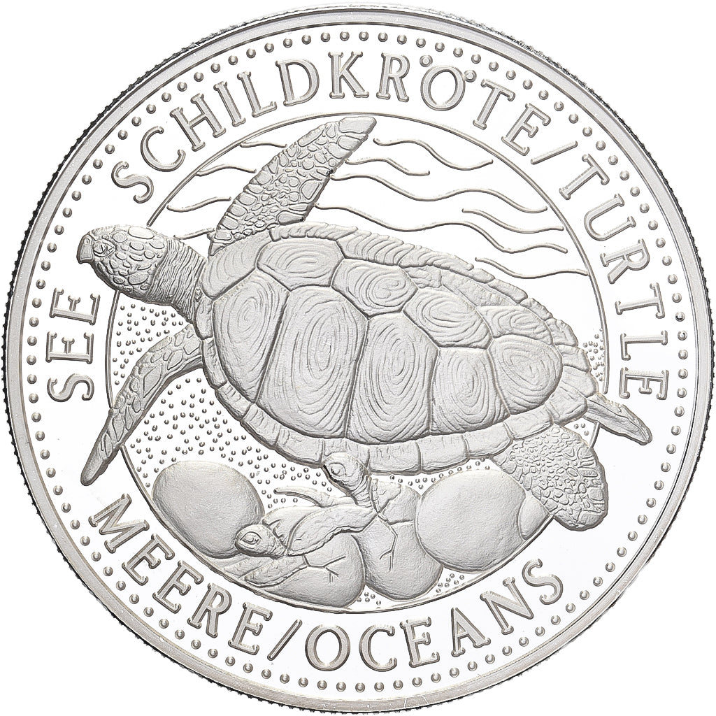 Autriche, 1 Once, Schildkröte/Turtle, Argent, FDC