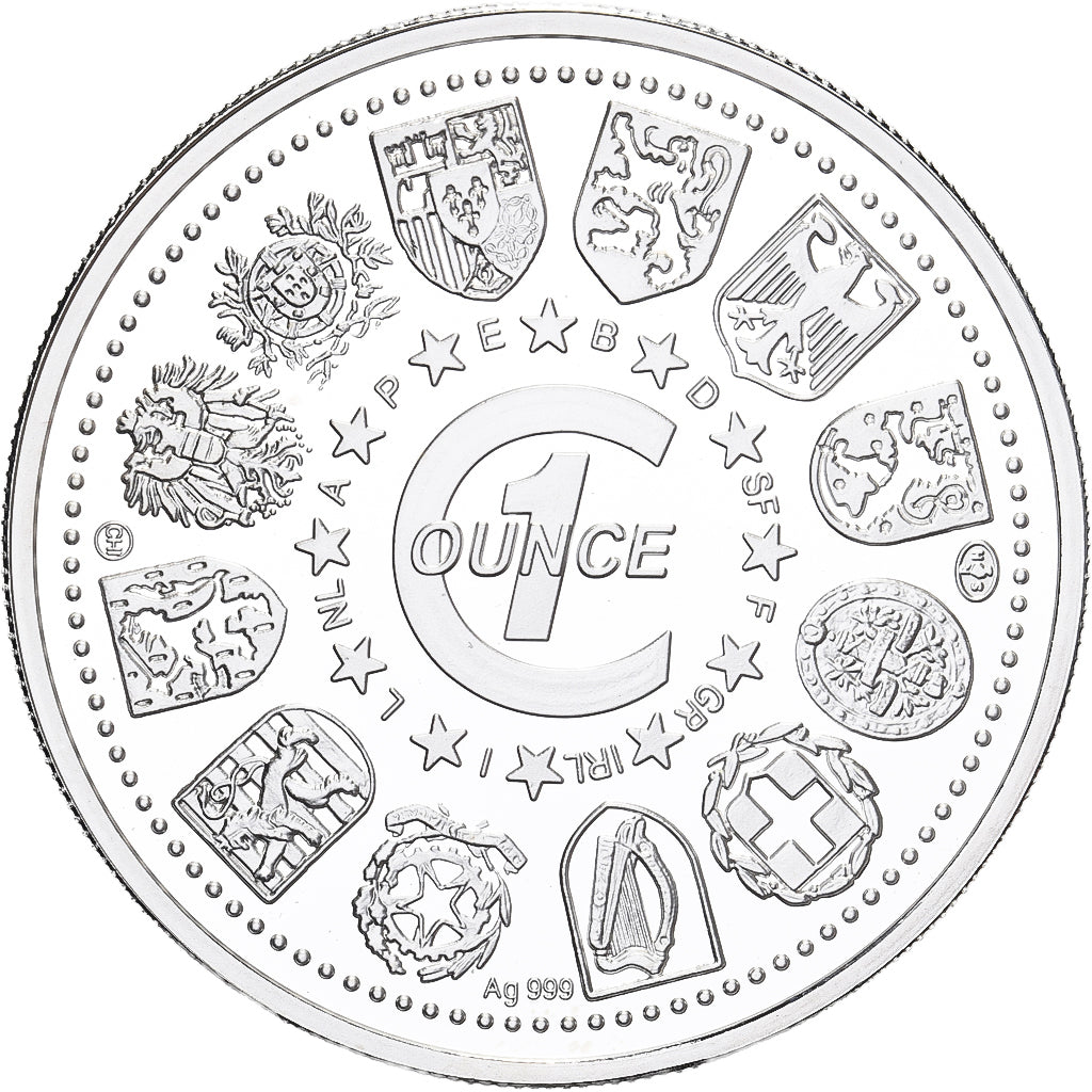 Netherlands, 1 Oz, Goedemorgen Europa, Silver, MS(65-70)