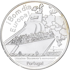 Portugal, 1 Oz, Bom dia Europa, Silver, MS(65-70)