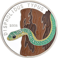 Togo, 1000 Francs, Dispholidus Typus, 2006, CIT, Proof, Silver, MS(65-70)