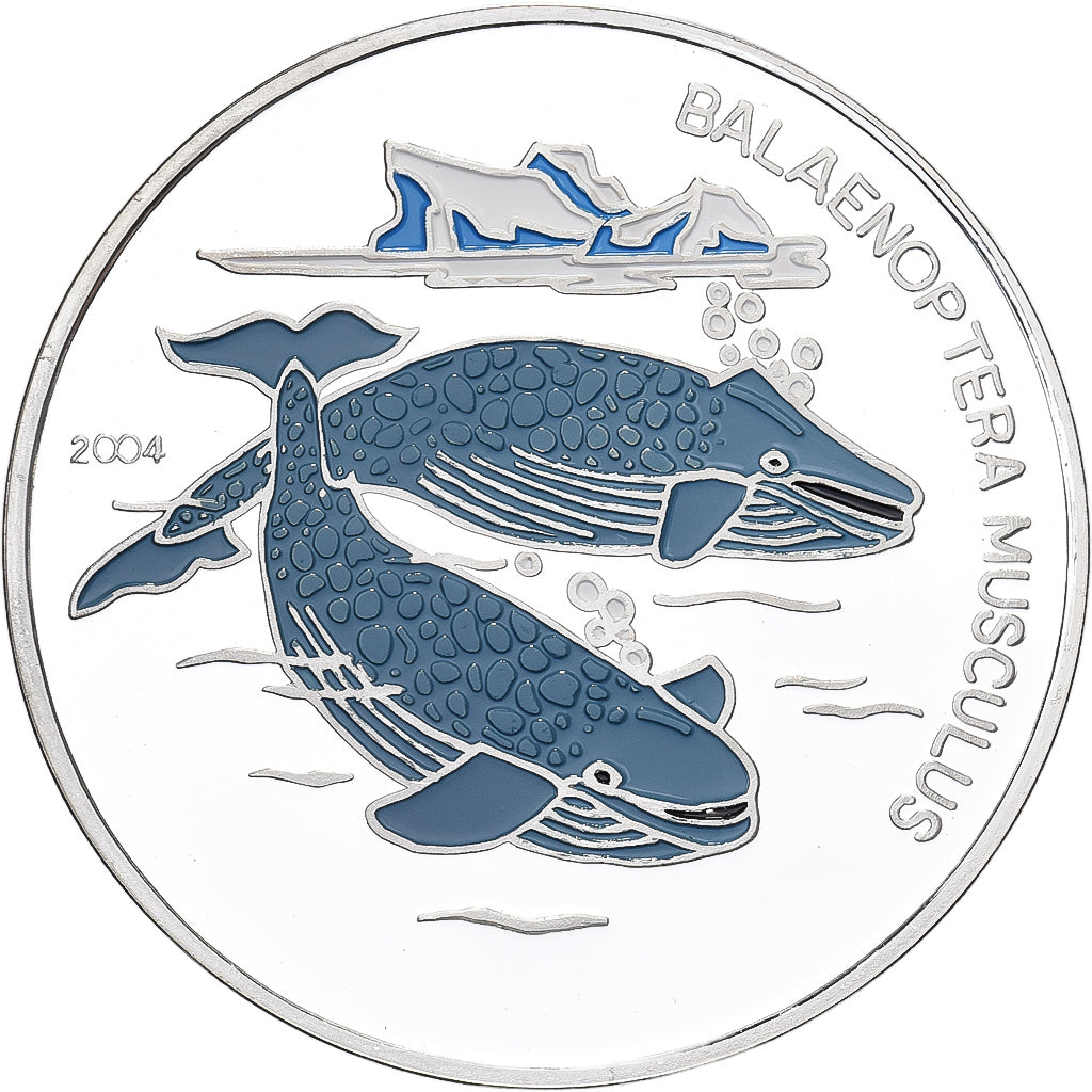 Benim, 1000 Francs, Baleines, 2004, Paris, Prata, MS(65-70)