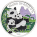 South Korea, 2 Won, Giant Pandas, 2010, Silver, MS(65-70)