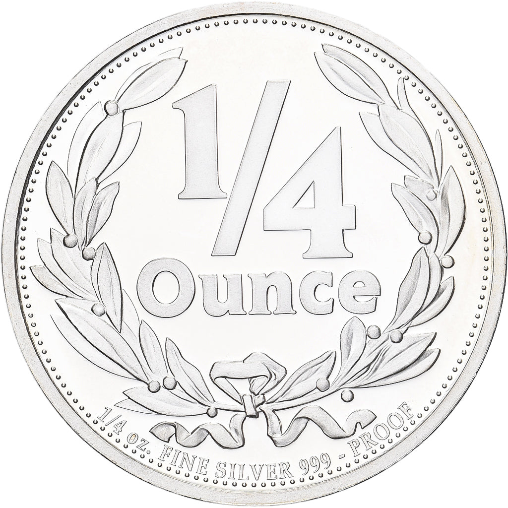 Brazylia, 1/4 once, Srebro, MS(65-70)