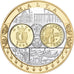 France, Medal, Europa, Malta, Silver, Proof, MS(64)