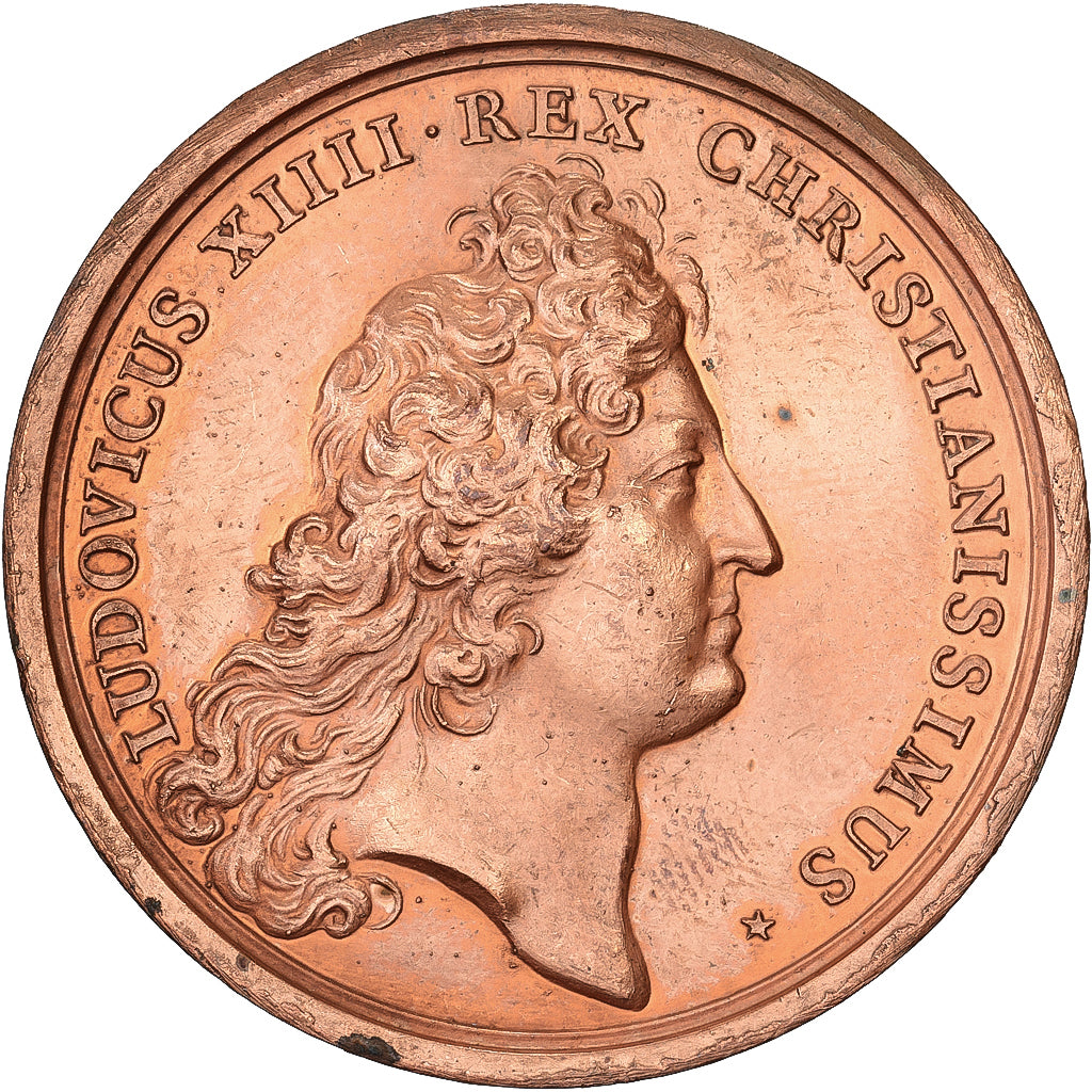 Frankreich, Medaille, Louis XIV, Prise de Gand, 1678, Copper, Mauger, Restrike