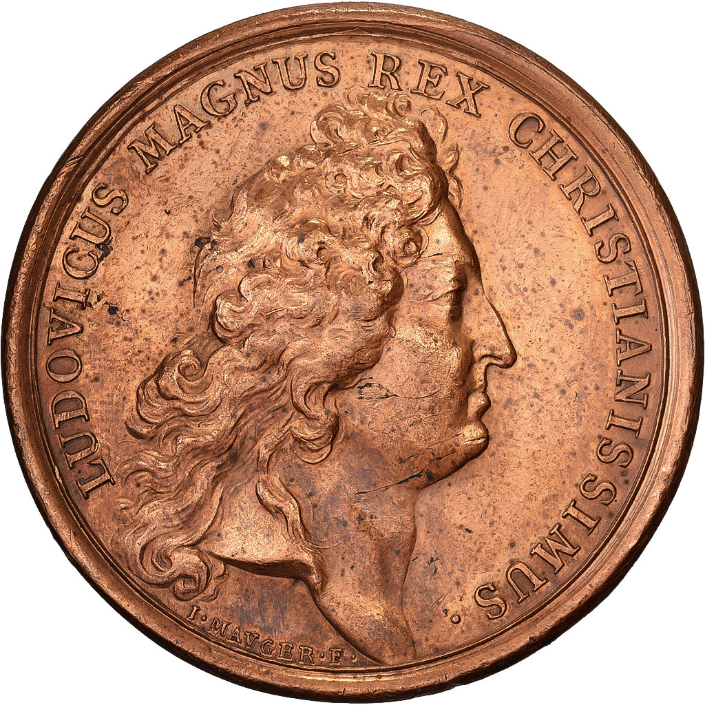 Frankreich, Medaille, Louis XIV, Le Roi d'Angleterre Réfugié en France, 1689