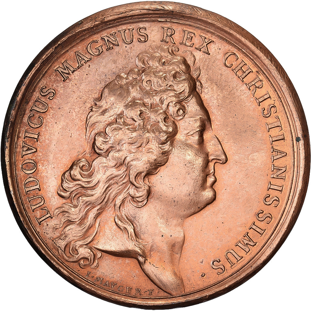 Francia, medaglia, Louis XIV, Conquête de la Savoie, 1690, Bronzo, Mauger