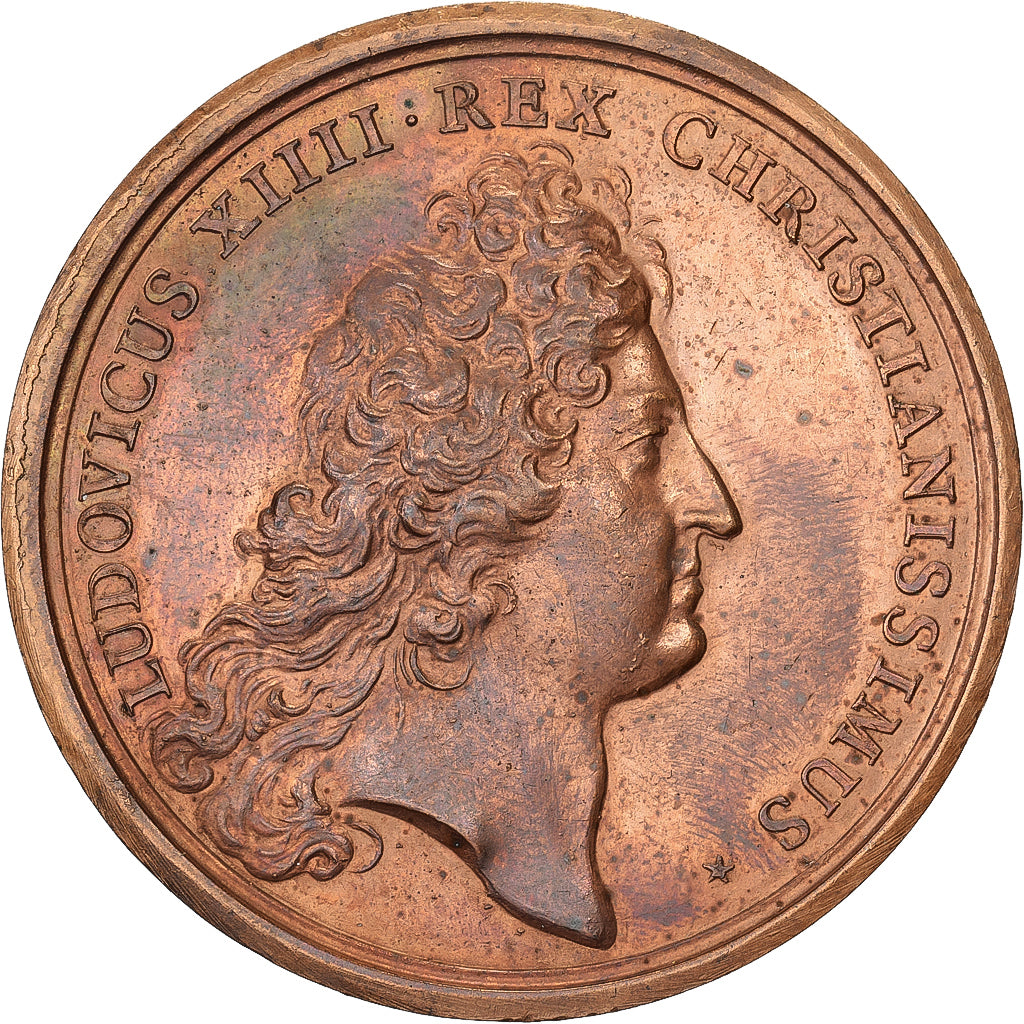 Frankreich, Medaille, Louis XIV, Prise d'Orsoy, Rheinberg, Büderich et Wesel