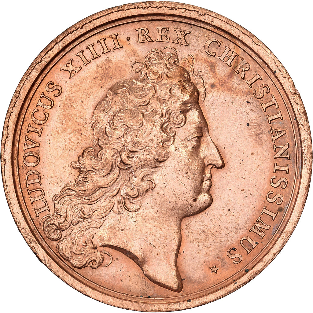 Frankreich, Medaille, Louis XIV, Campagne d'Allemagne, 1678, Kupfer, Mauger