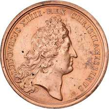 France, Medal, Louis XIV, Le Passage du Rhin près de Schenk, 1672, Copper