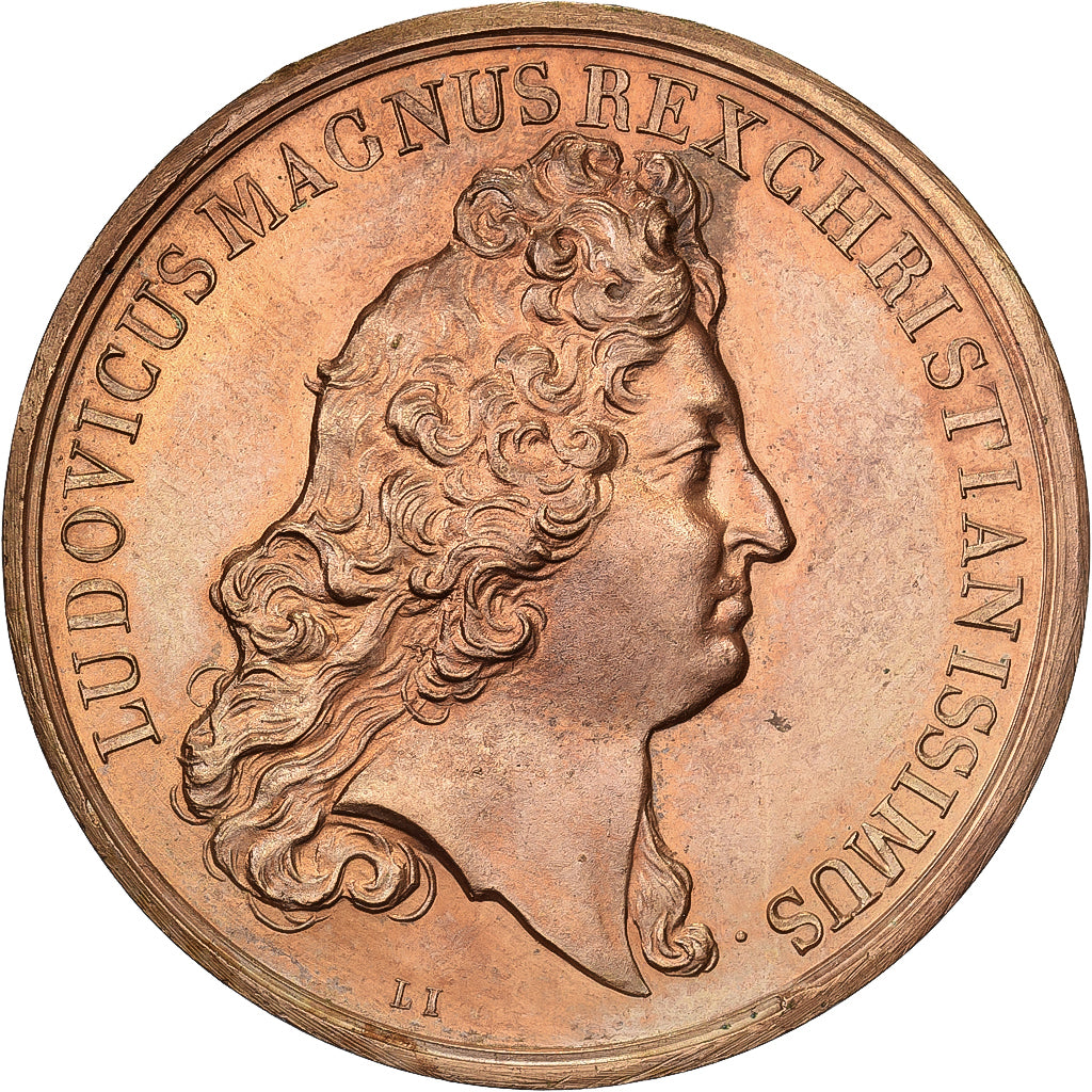Frankreich, Medaille, Bataille d'Entzheim, 1672, Kupfer, Mauger, Restrike, VZ