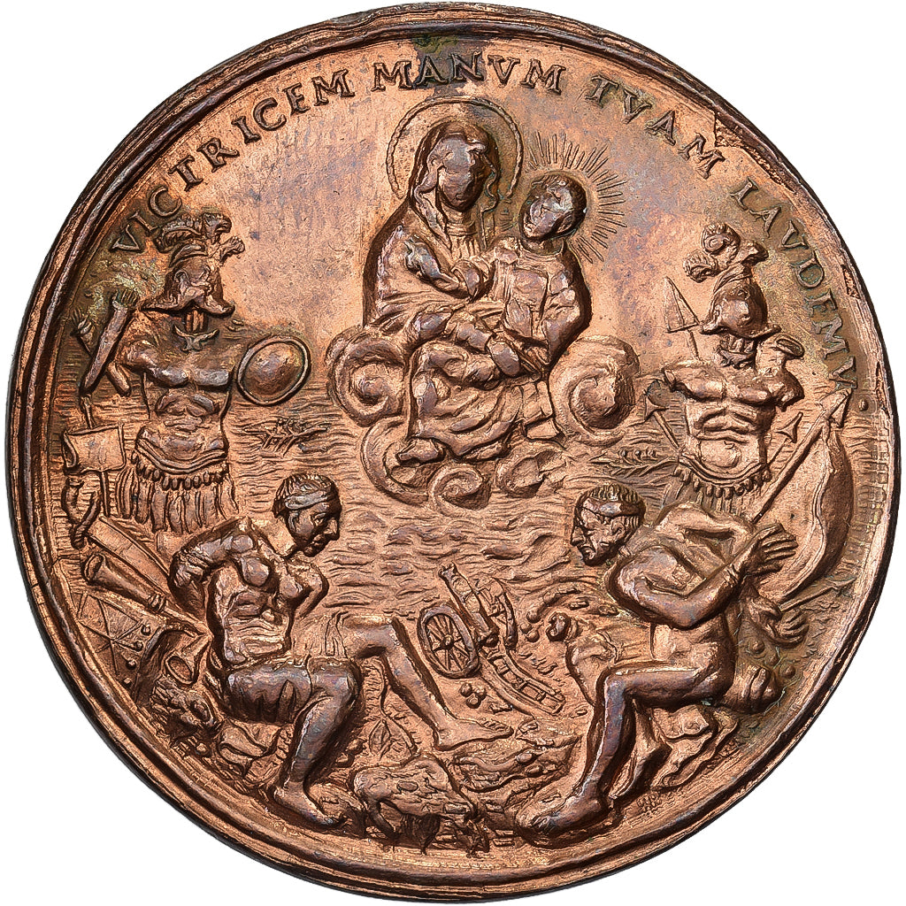 CIUDAD DEL VATICANO, medalla, Alessandro VIII, Vittorie del 1690 dei veneziani