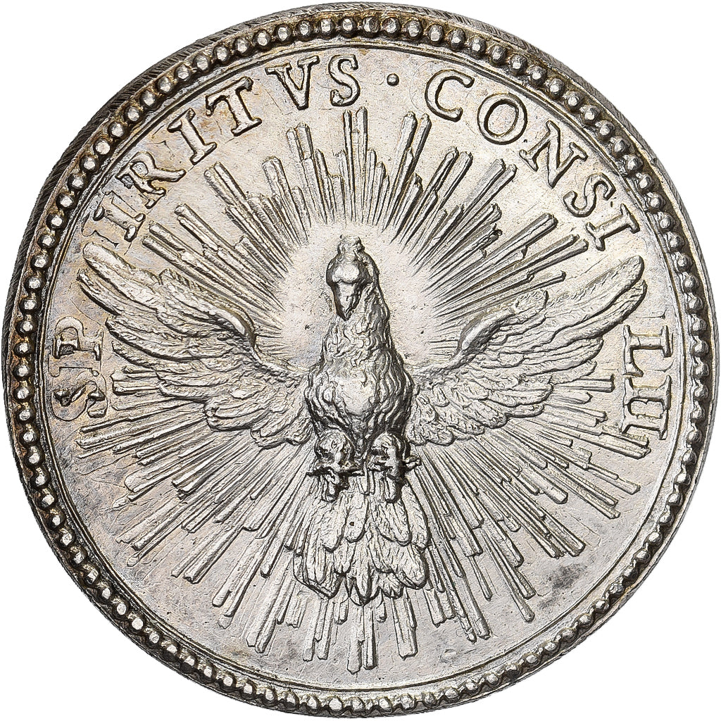 PAŃSTWO WATYKAŃSKIE, medal, Alexandre VIII, Protection du Saint Esprit, 1689