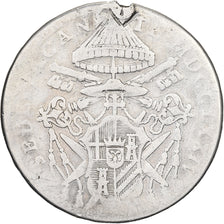 Italian States, PAPAL STATES, Sede Vacante, 1/2 Scudo, 1774, Rome, Silver