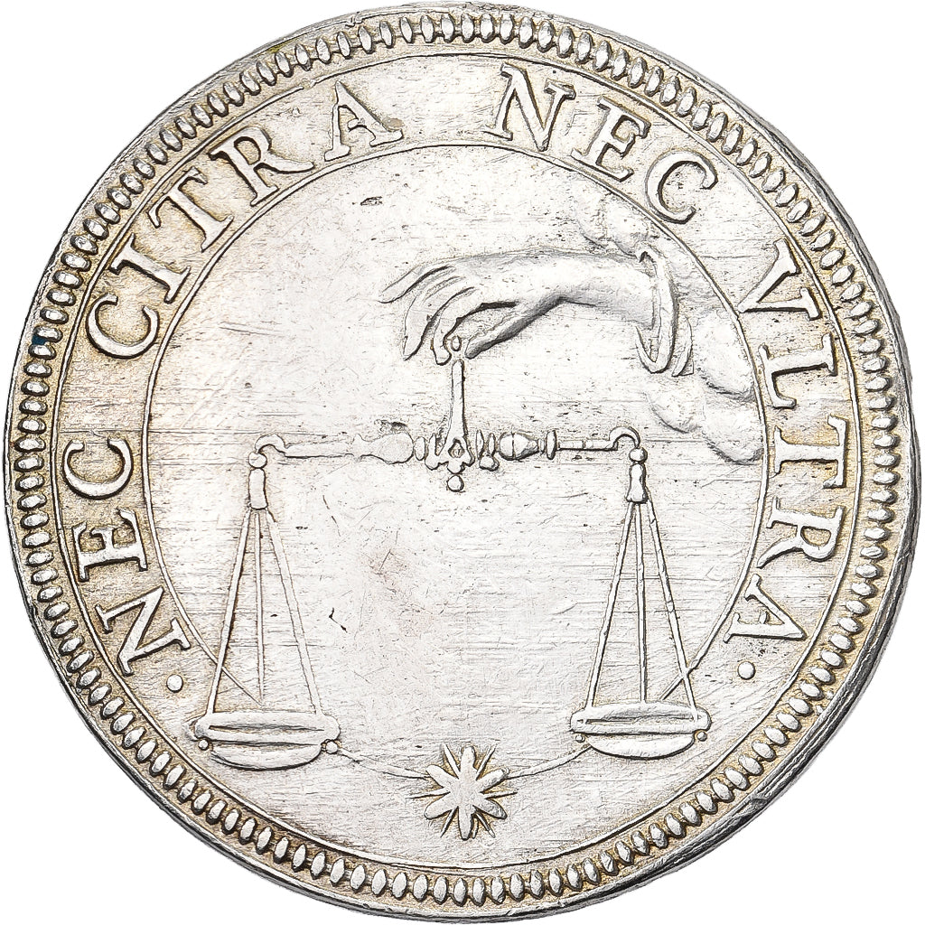 Papal States, Alessandro VII, Testone, Rome, Silver, MS(60-62)