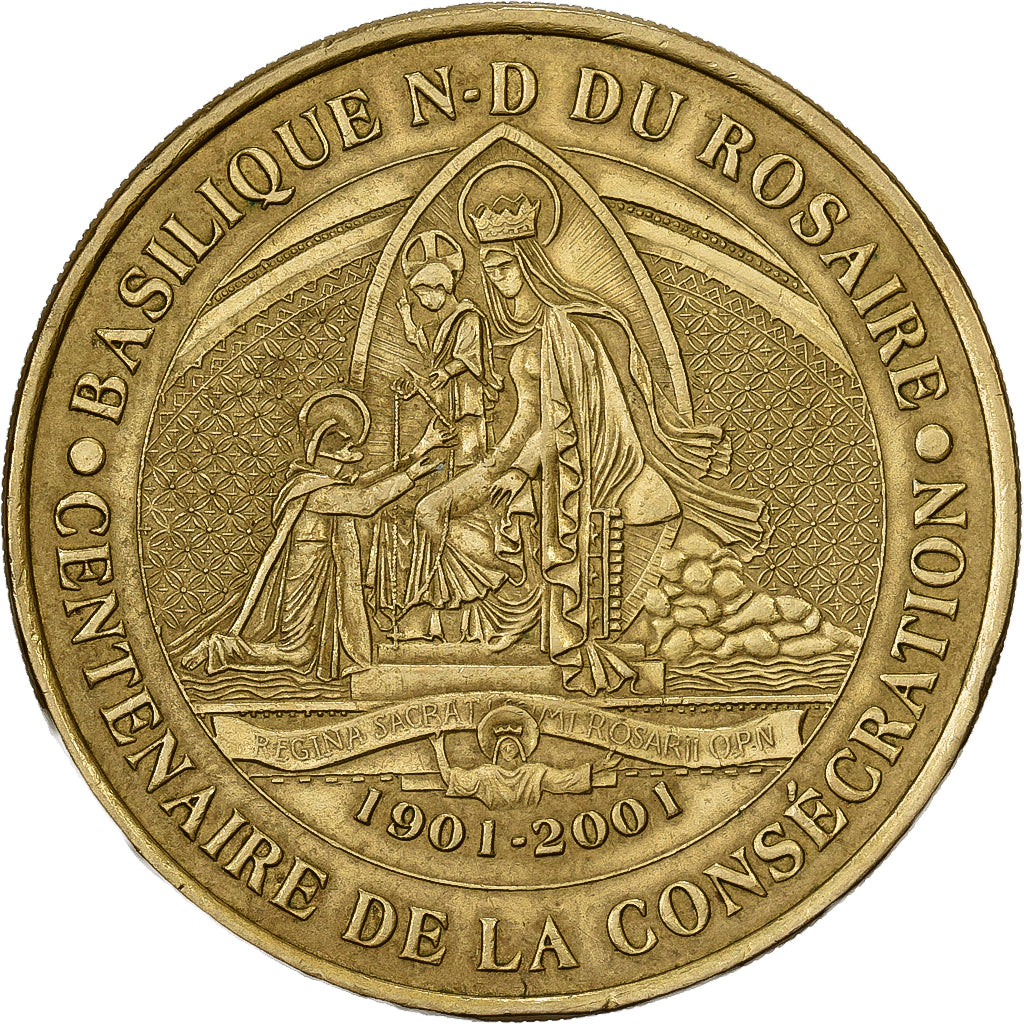 Francja, Token, Sanctuaire de Notre Dame du Rosaire, Lourdes, 2001