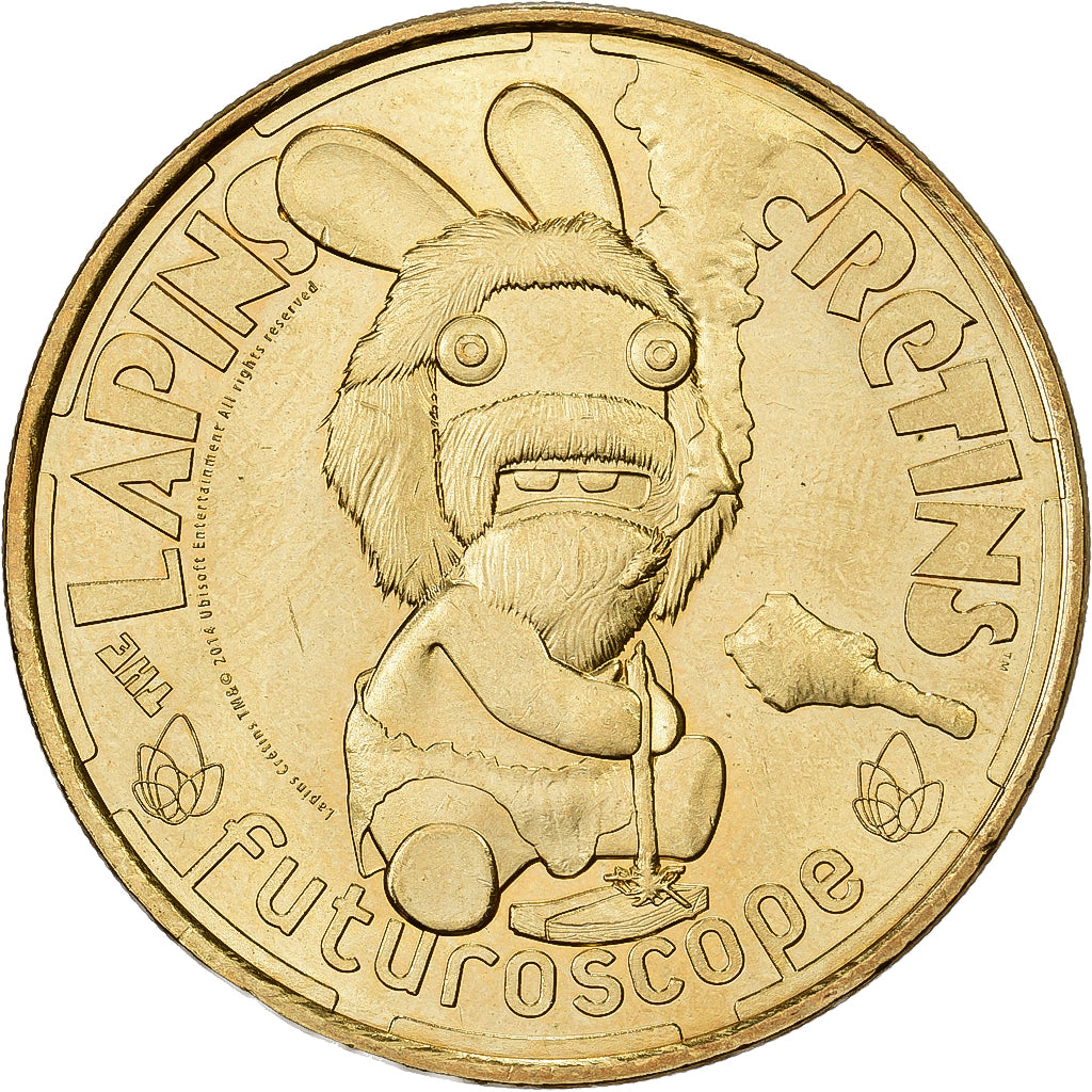 Francja, Token, Jaunay-Clan - Futuroscope n° 19 - Lapin-crétin cro-magnon