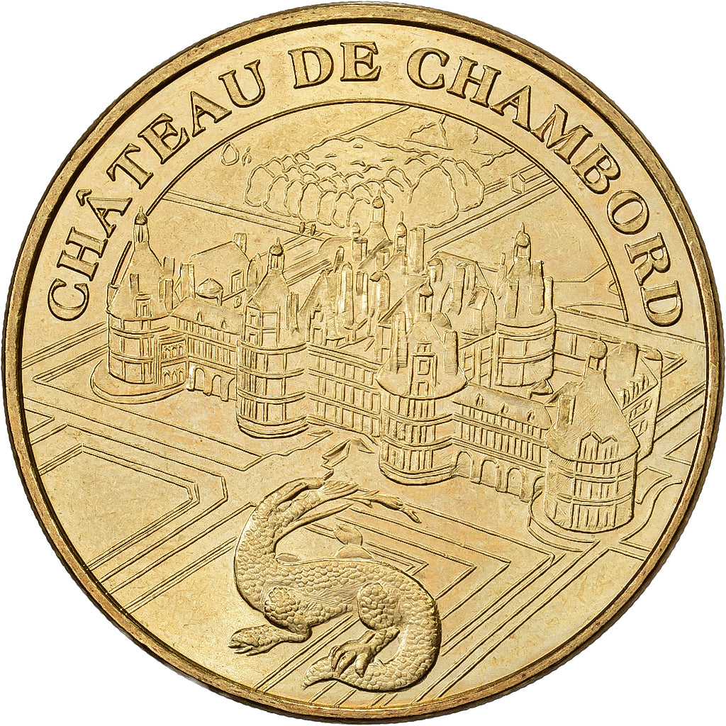 Francja, Token, 41/ Château de Chambord - Salamandre, 2016, Miedzionikiel