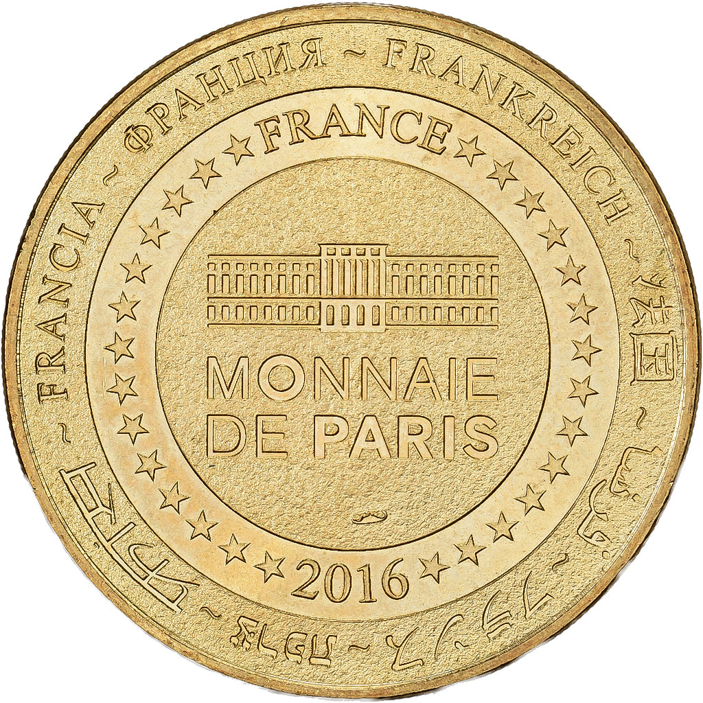 Francja, Token, 41/ Château de Chambord - Salamandre, 2016, Miedzionikiel