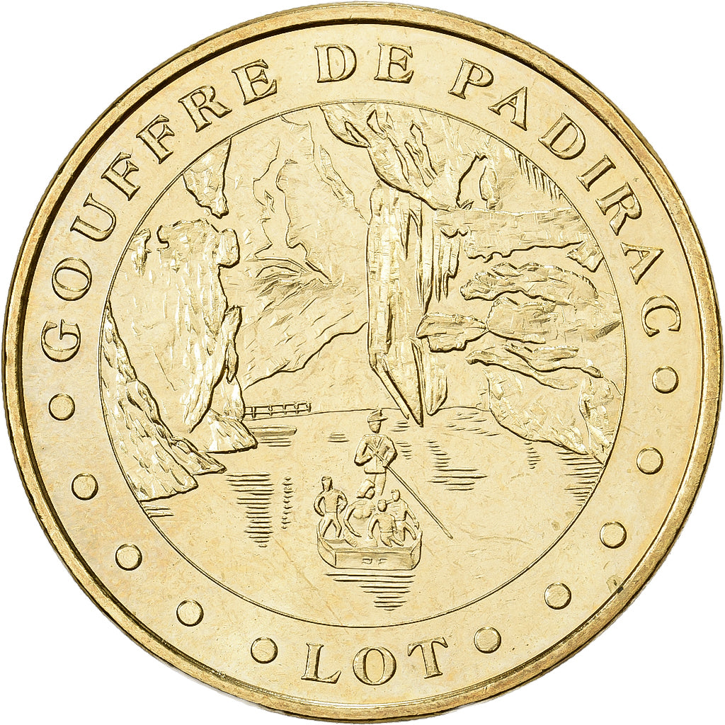 France, Token, 46/ Gouffre de Padirac, 2015, Copper-nickel Aluminium, Monnaie de