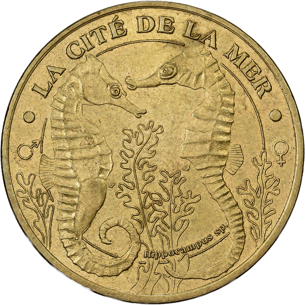 Frankreich, betaalpenning, Cherbourg - Cité de la mer n°4, 2007, Copper-nickel