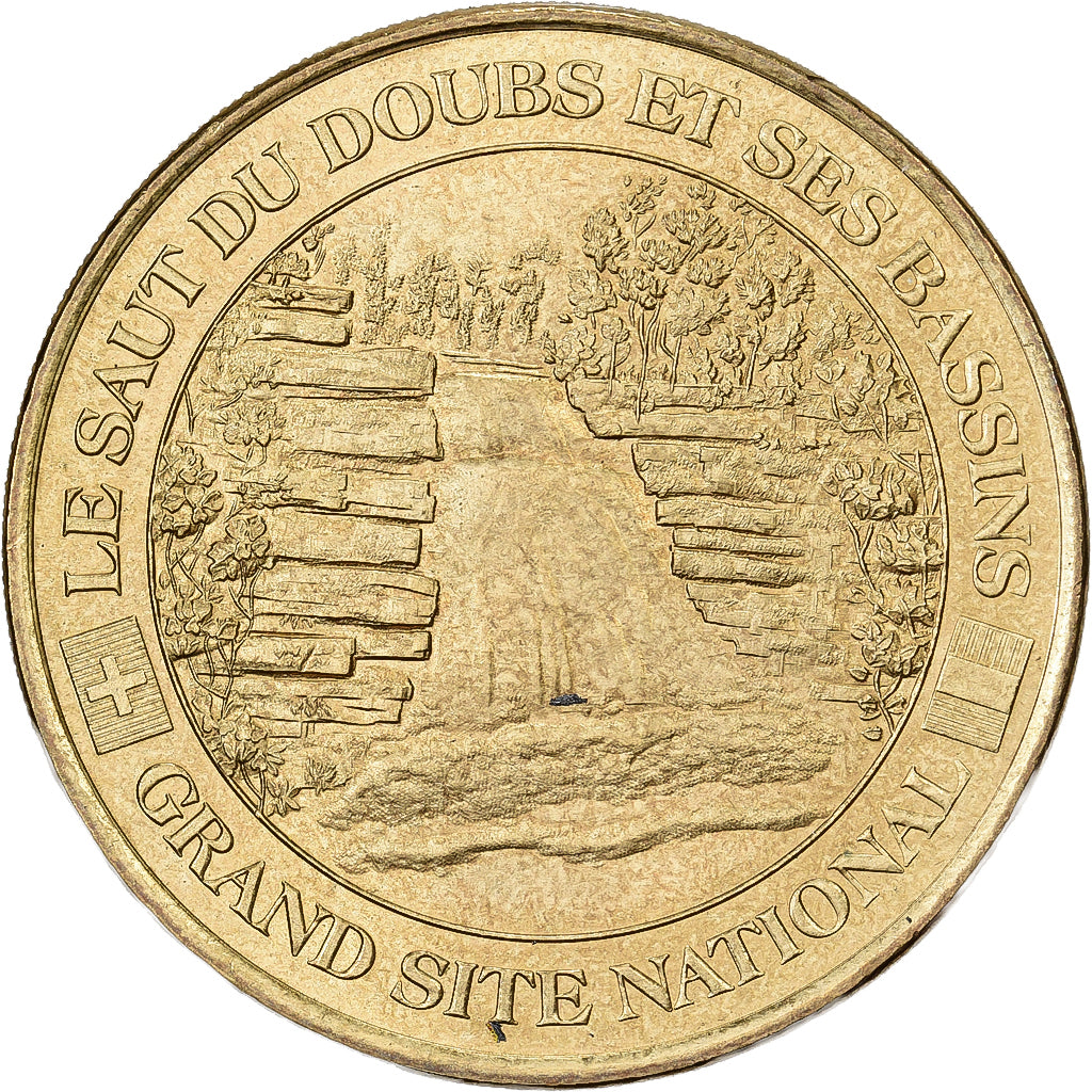 Frankreich, betaalpenning, Villers-le-Lac - Le saut du Doubs n°1, 2002