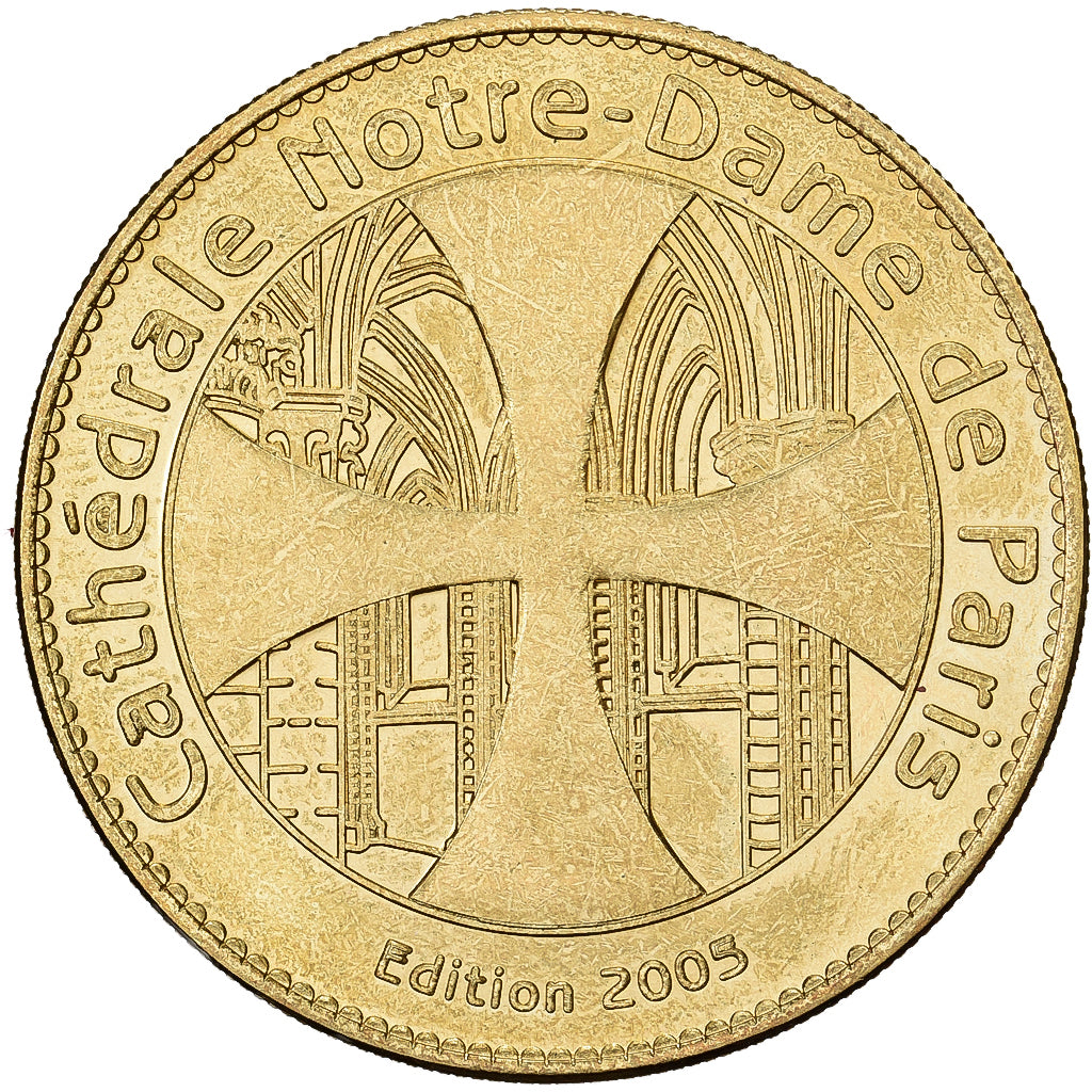 Francja, Token, Paris - Cathédrale notre Dame - Vierge à l'Enfant, 2005