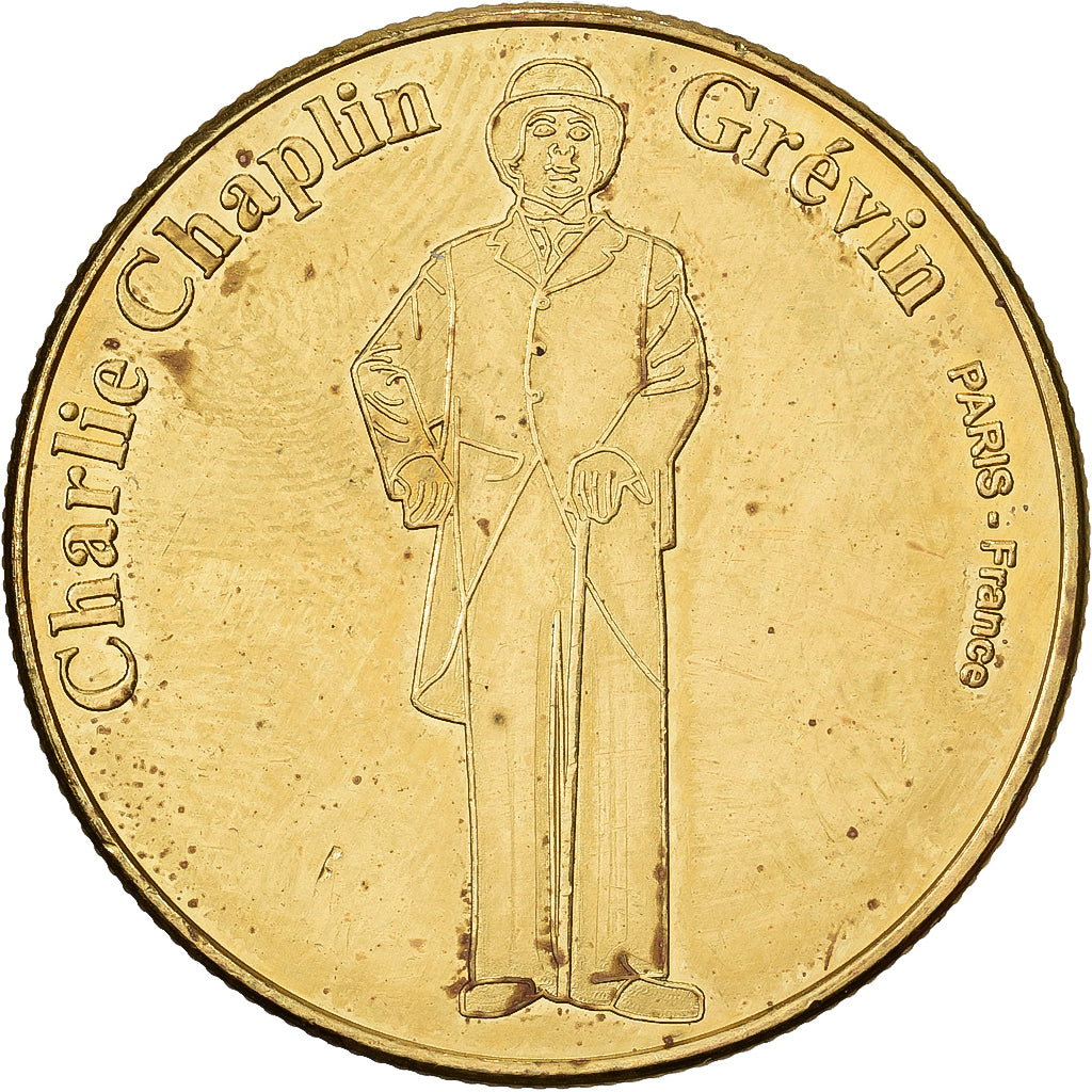 France, Token, Paris - Musée Grévin - Charlie Chaplin, Copper-nickel