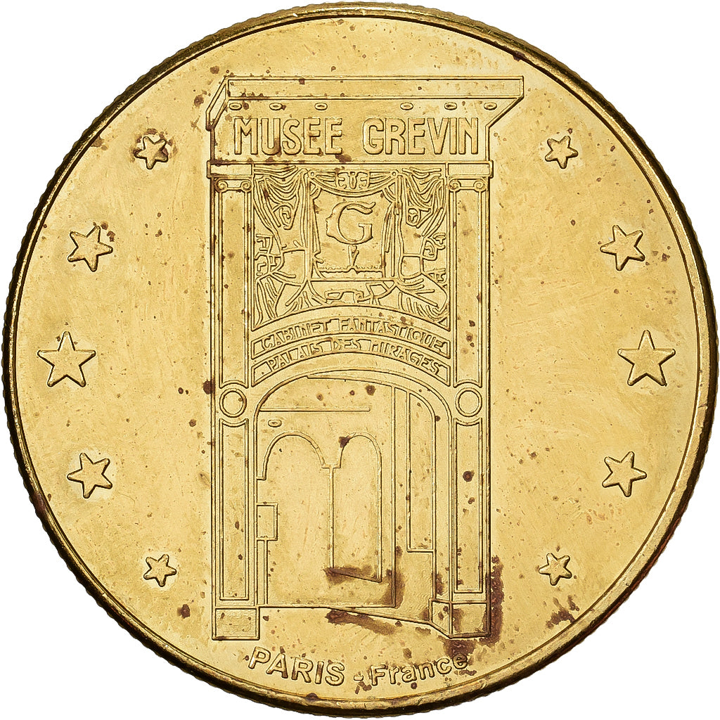 France, Token, Paris - Musée Grévin - Charlie Chaplin, Copper-nickel