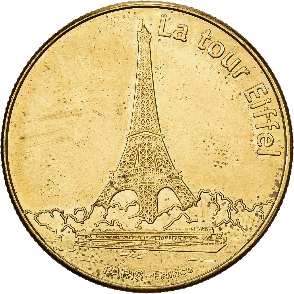 Francja, Token, Paris - La Tour Eiffel, Miedzionikiel Aluminium, EF(40-45)