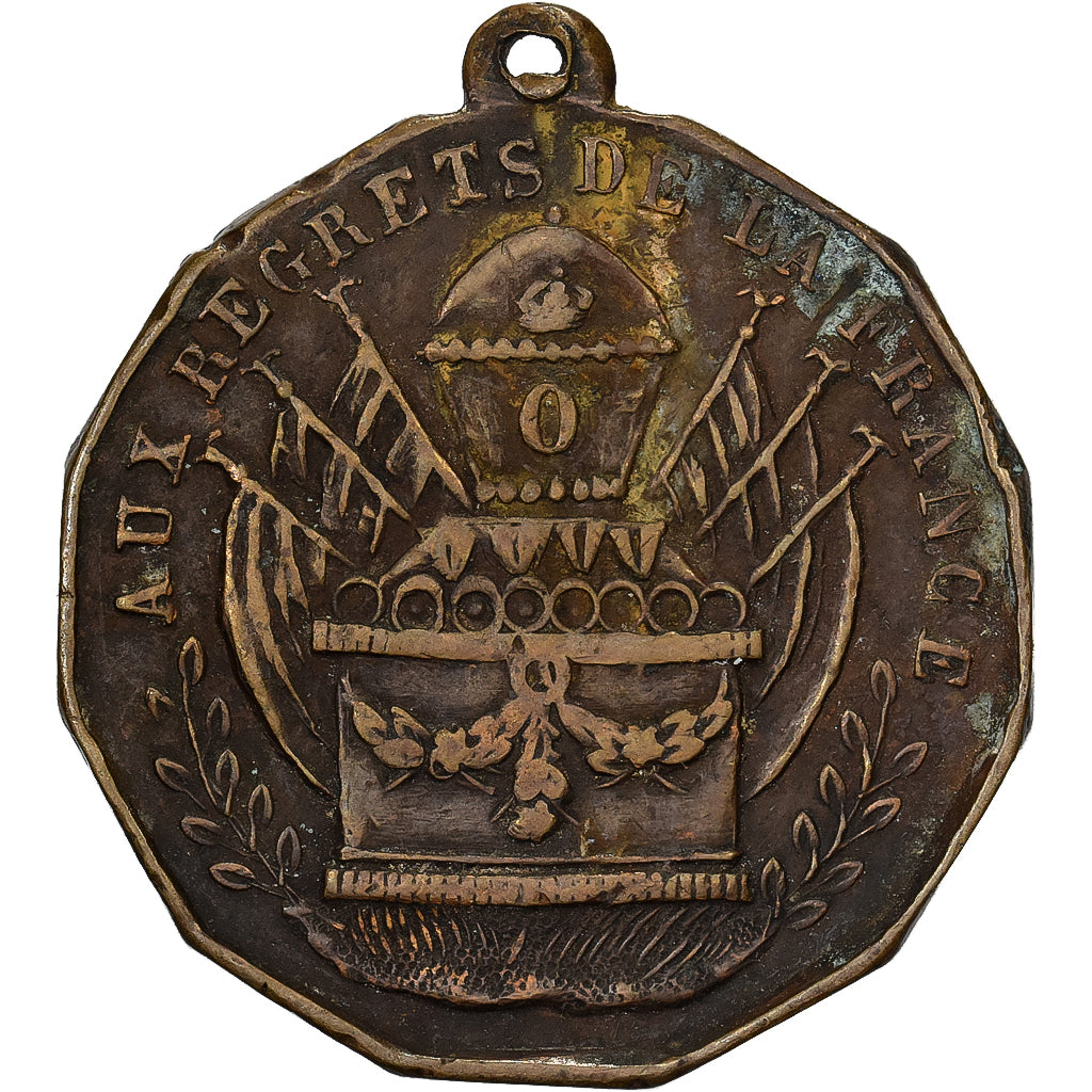 Frankreich, Medaille, Mort du Duc d'Orléans, Messing, Penin, S