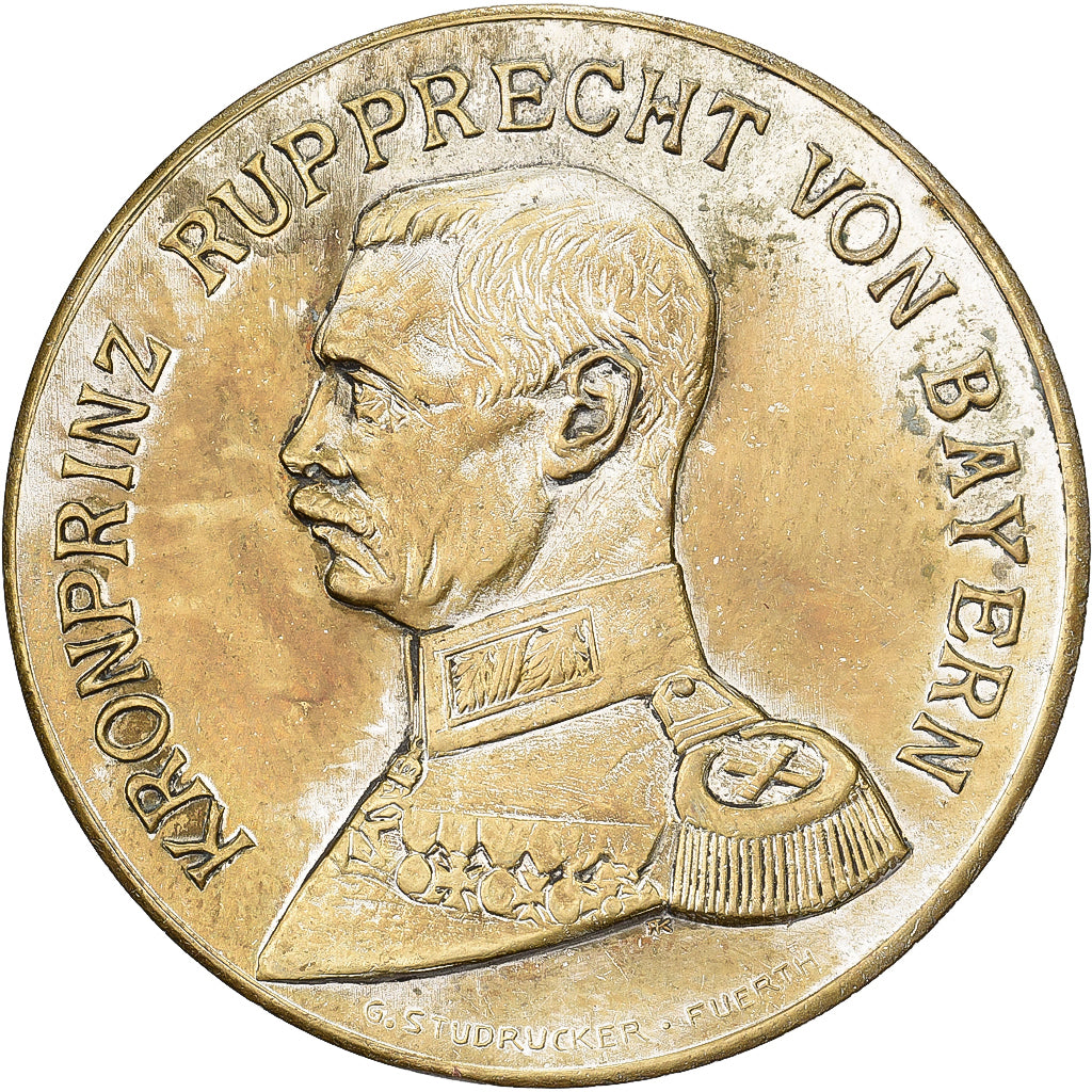 Alemanha, medalha, Prinze Rupprecht von Bayern, 1926, Bronze Prateado, EF(40-45)