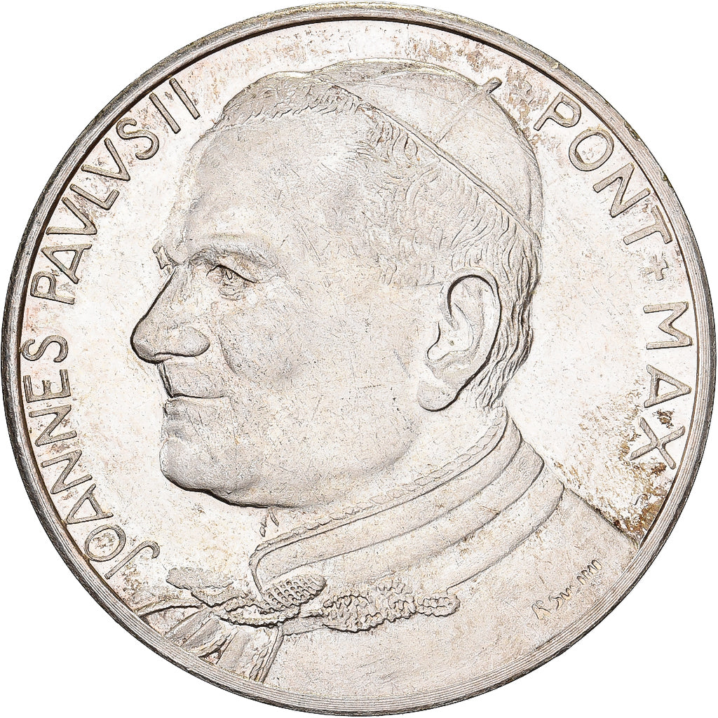 CIUDAD DEL VATICANO, medalla, Jean-Paul II, Plata, Susini, EBC