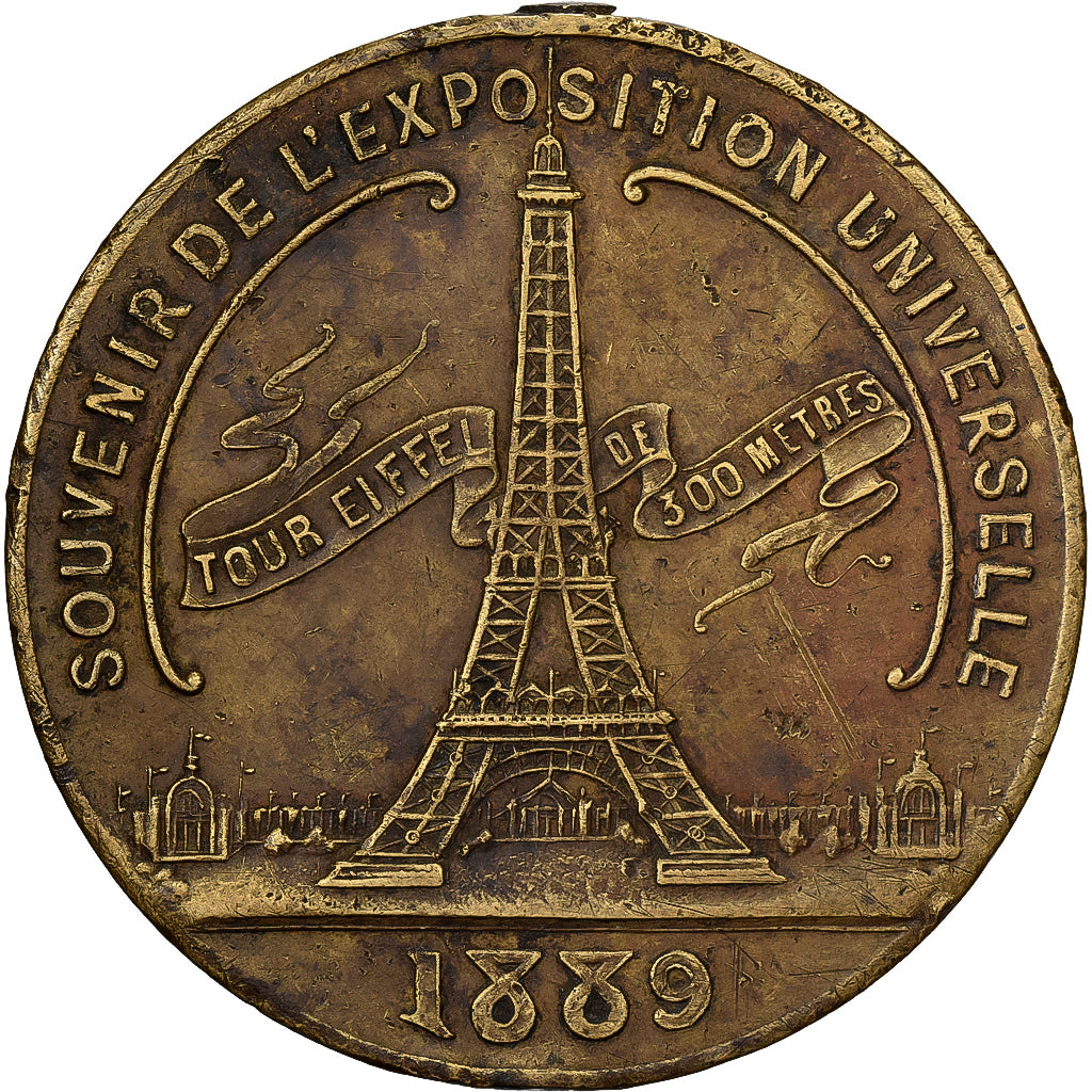 Francja, medal, Exposition universelle de Paris, 1889, Brązowy, EF(40-45)