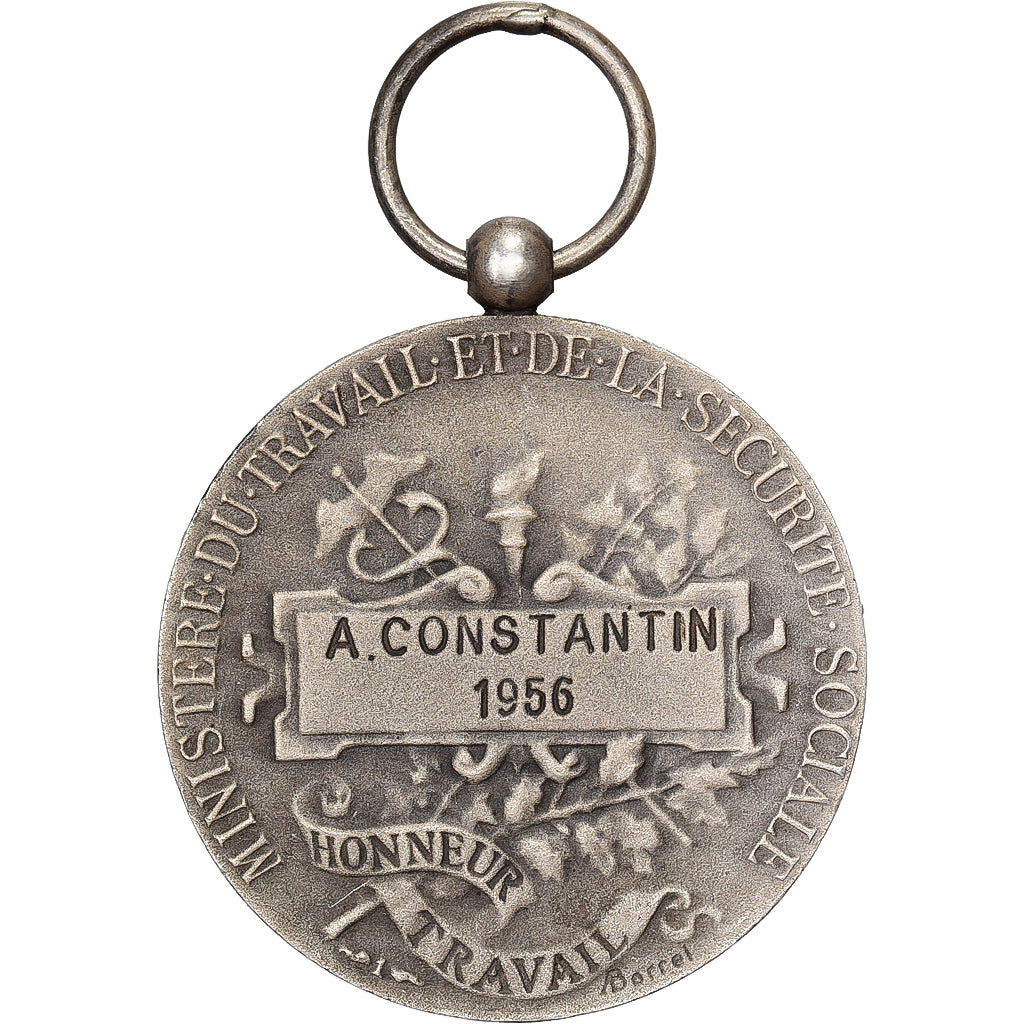 Frankreich, Ministère du Travail et de la Sécurité Sociale, Medaille, 1956