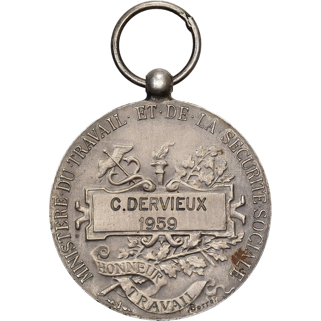 Frankreich, Ministère du Travail et de la Sécurité Sociale, Medaille, 1959