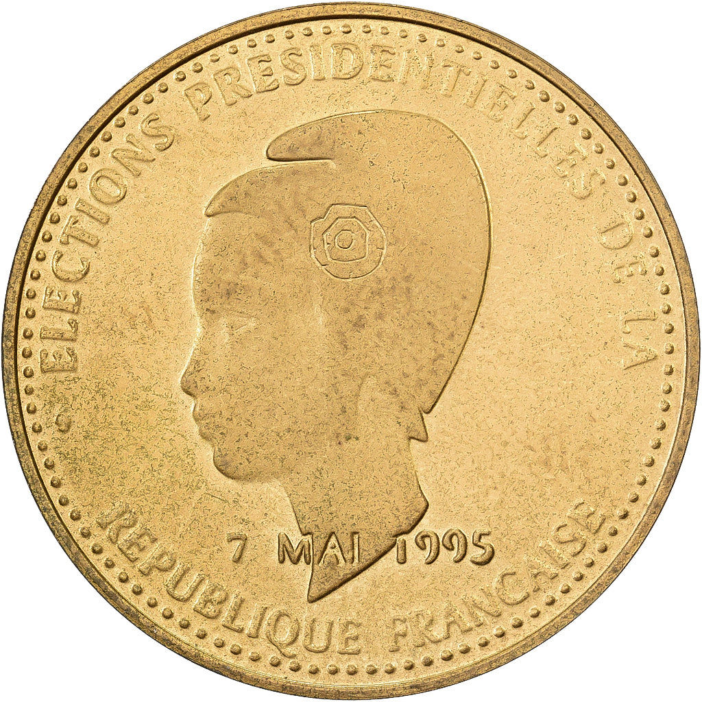 France, Médaille, Jacques Chirac, Elections Présidentielles, 1995, Bronze, SUP