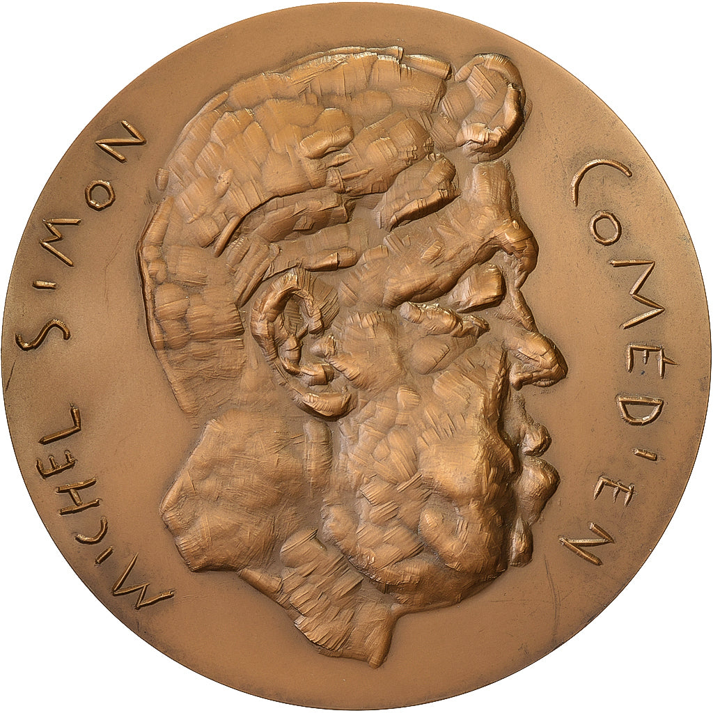 Frankrijk, Medaille, Michel Simon, Comédien, 1966, Bronzen, UNC-