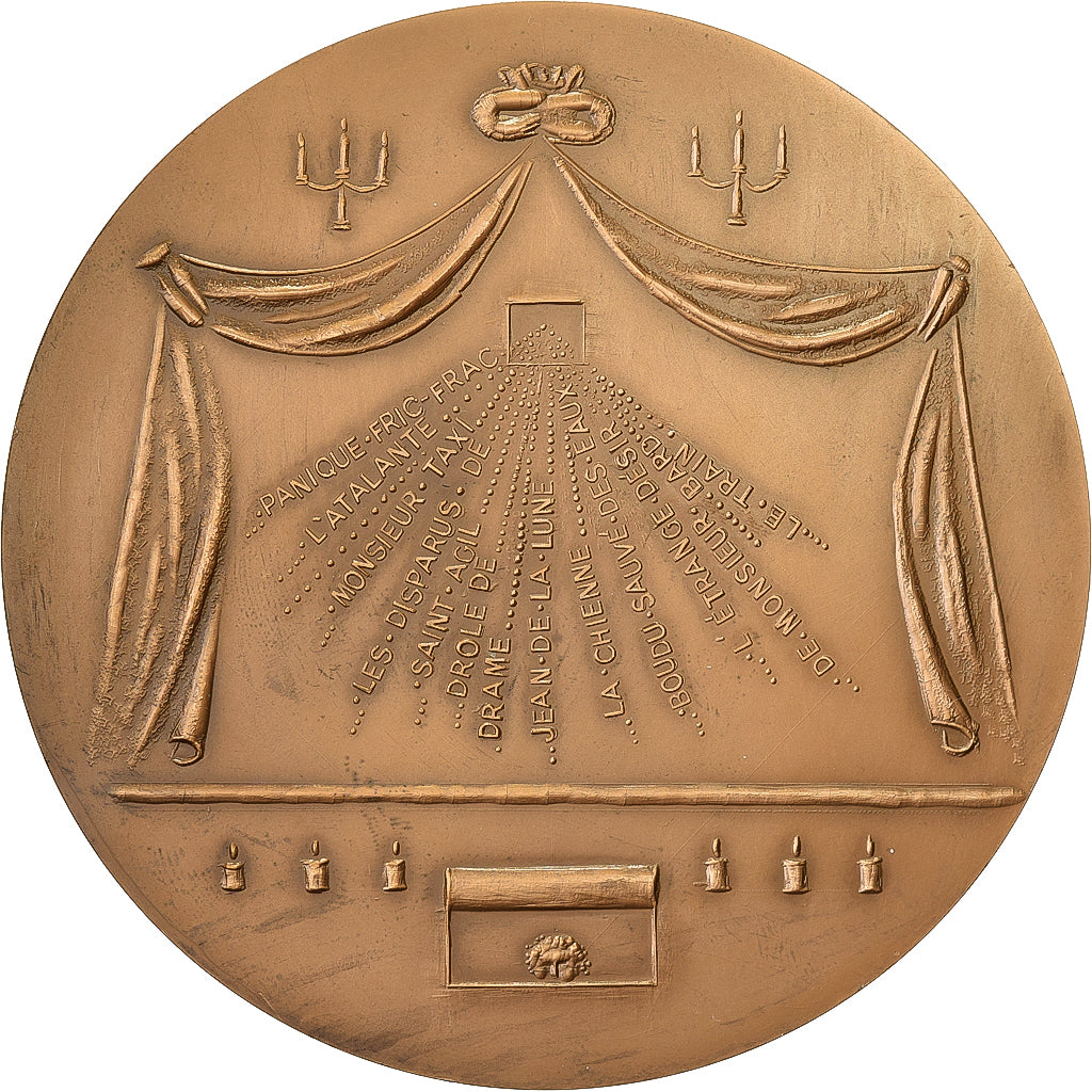 Frankrijk, Medaille, Michel Simon, Comédien, 1966, Bronzen, UNC-