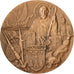 França, medalha, Saint Philibert de Tournus, 1966, Bronze, MS(63)
