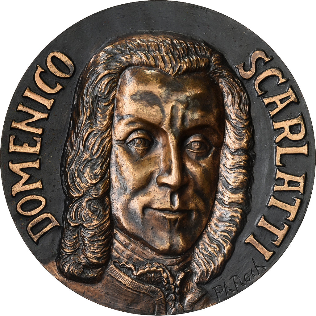 Francia, medaglia, Domenico Scarlatti, n.d., Bronzo, Roch, SPL