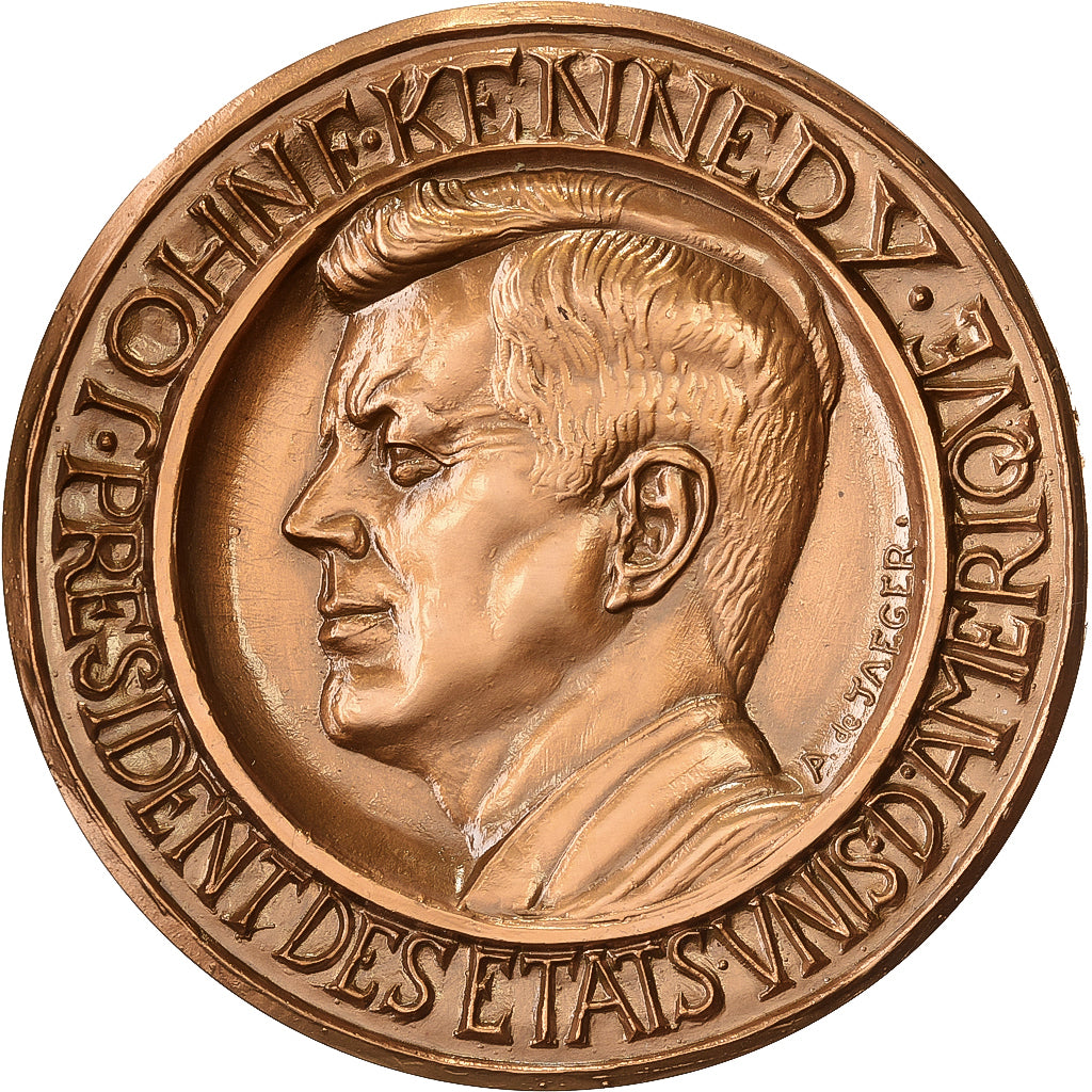 Francia, medaglia, John Kennedy, Président des Etats-Unis d'Amérique, Bronzo