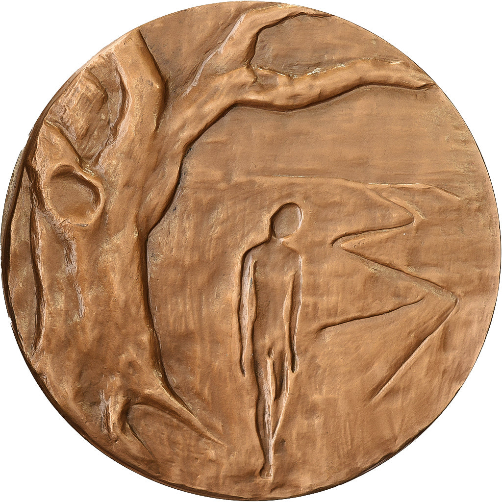 France, Médaille, Gustav Mahler, 1967, Bronze, SPL, Jean-Philippe Roch