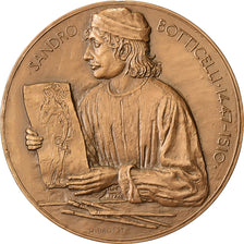 France, Medal, Sandro Botticelli, Bronze, Dropsy, MS(63)