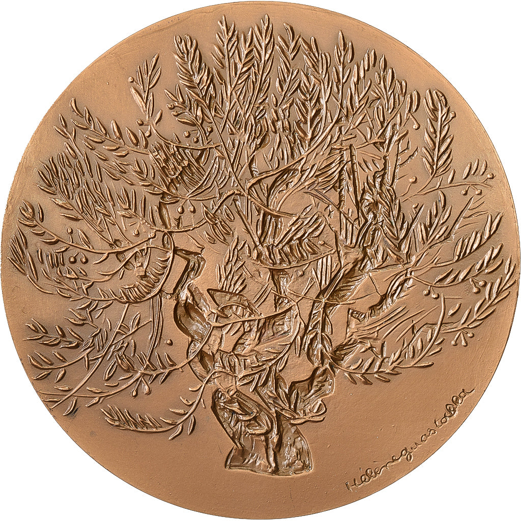 Francia, medaglia, Jean Giono, MDP, Bronzo, Hélène Guastalla, SPL