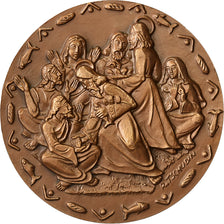 France, Medal, Apotre Saint Philippe, 1966, Bronze, Tschudin, MS(63)